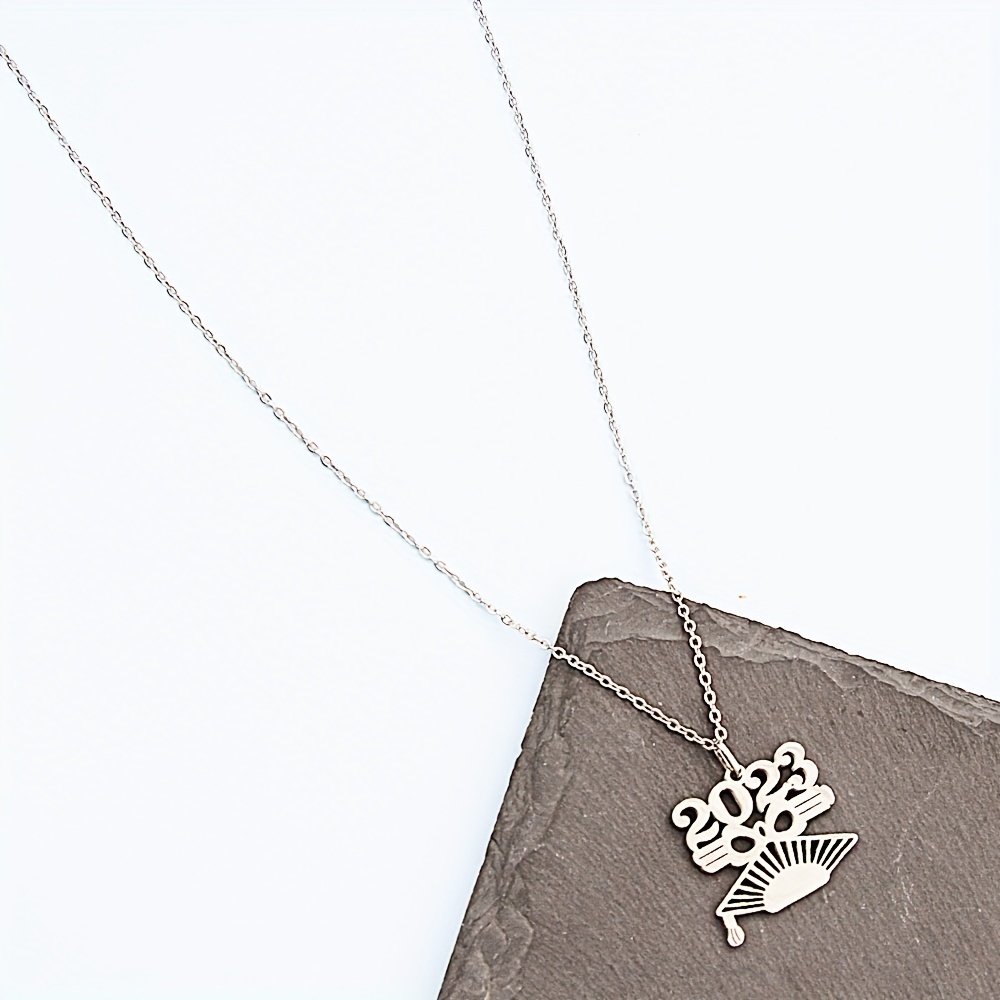 Bachelors Cap Pendant Necklace Stainless Steel Graduation Gift